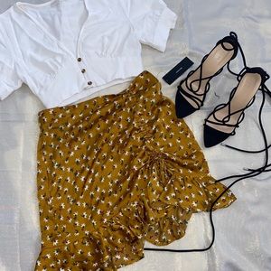 Cute Black Strappy Heels Size7